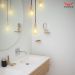 Luminária de Teto Plafon para Salas, Quartos e Lavabos Think na Cor Preto com Cobre para 3 Lâmpadas