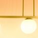 Lustre Pendente Jabuti Triplo Dourado com Globos de Vidro Brancos para 3 Lâmpadas G9 de LED Bivolt
