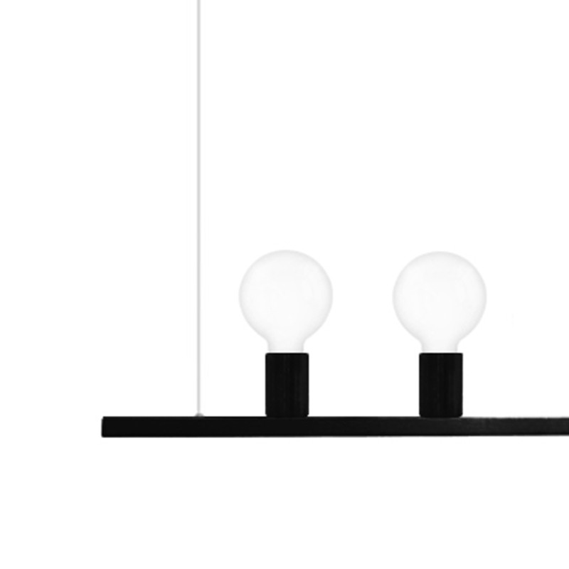 Pendente Haven na Cor Preto para 3 Lâmpadas E-27 Bivolt