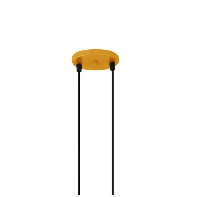 Pendente Jabuti Five Dourado Fosco com Globos Branco Fosco para 5 Lâmpadas G9 de LED