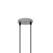 Pendente Jabuti UP na Cor Prata com Globos Brancos Fosco para 5 Lâmpadas G9 de LED
