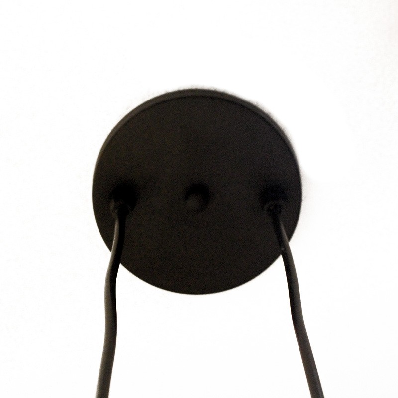 Pendente New Bar para 3 Lâmpadas Preto 60cm E27 Bivolt para Salas e Quartos