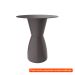 [OUTLET] Mesa Lateral Redonda Nobe Cinza Mushroom