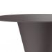 [OUTLET] Mesa Lateral Redonda Nobe Cinza Mushroom