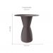 [OUTLET] Mesa Lateral Redonda Nobe Cinza Mushroom