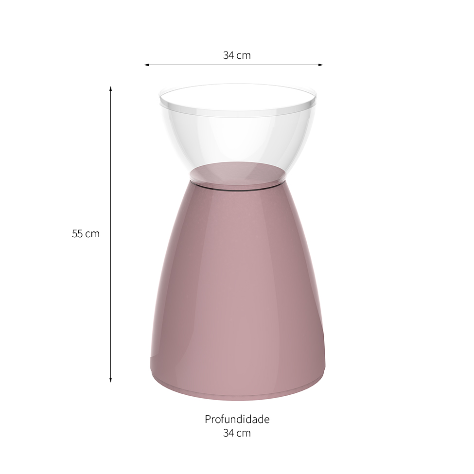 Banco Rad  Calla Rose e Incolor