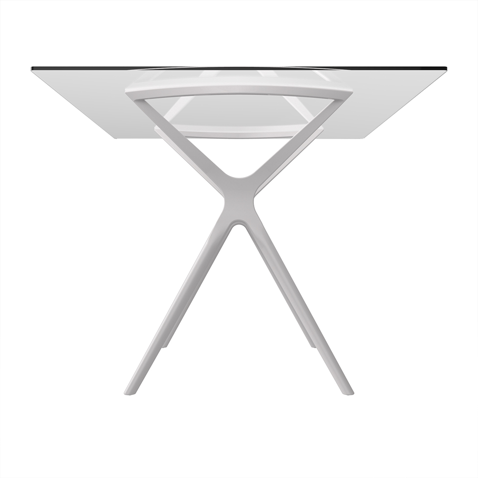 Base para Mesa de Cozinha Retangular Baletto Branca (56x96 cm)