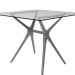 Base para Mesa de Cozinha Retangular Baletto Platinum (55x66 cm)