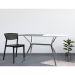 Base para Mesa de Cozinha Retangular Baletto Platinum (56x126 cm)