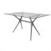 Base para Mesa de Cozinha Retangular Baletto Platinum (56x126 cm)