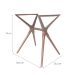 Base para Mesa de Cozinha Retangular Baletto Rosé (55x66 cm)