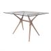 Base para Mesa de Cozinha Retangular Baletto Rosé (56x96 cm)