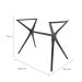 Base para Mesa de Cozinha Retangular Baletto Titânio (56x126 cm)