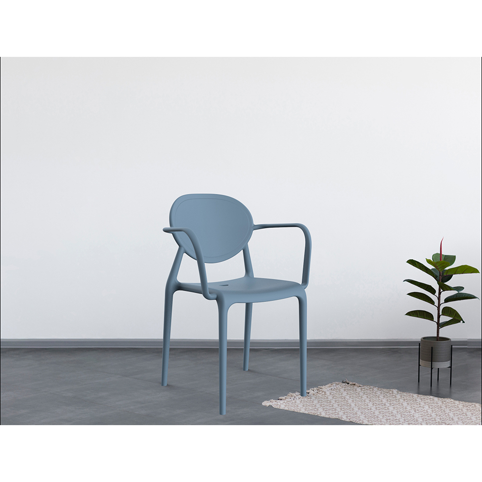 Cadeira Slick com Braço Lazuli