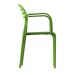 Cadeira Stripe com Braço Greenery