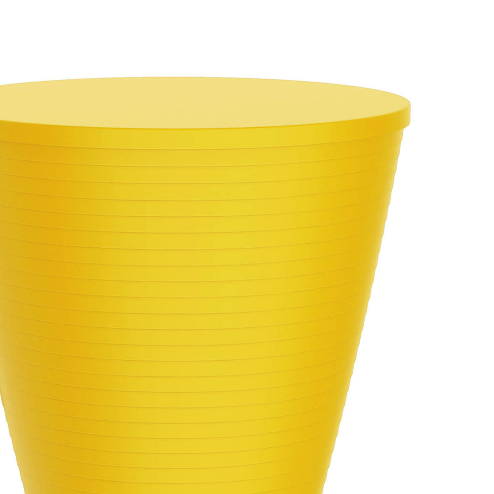 Banco Nobe Polipropileno Amarelo I'M IN