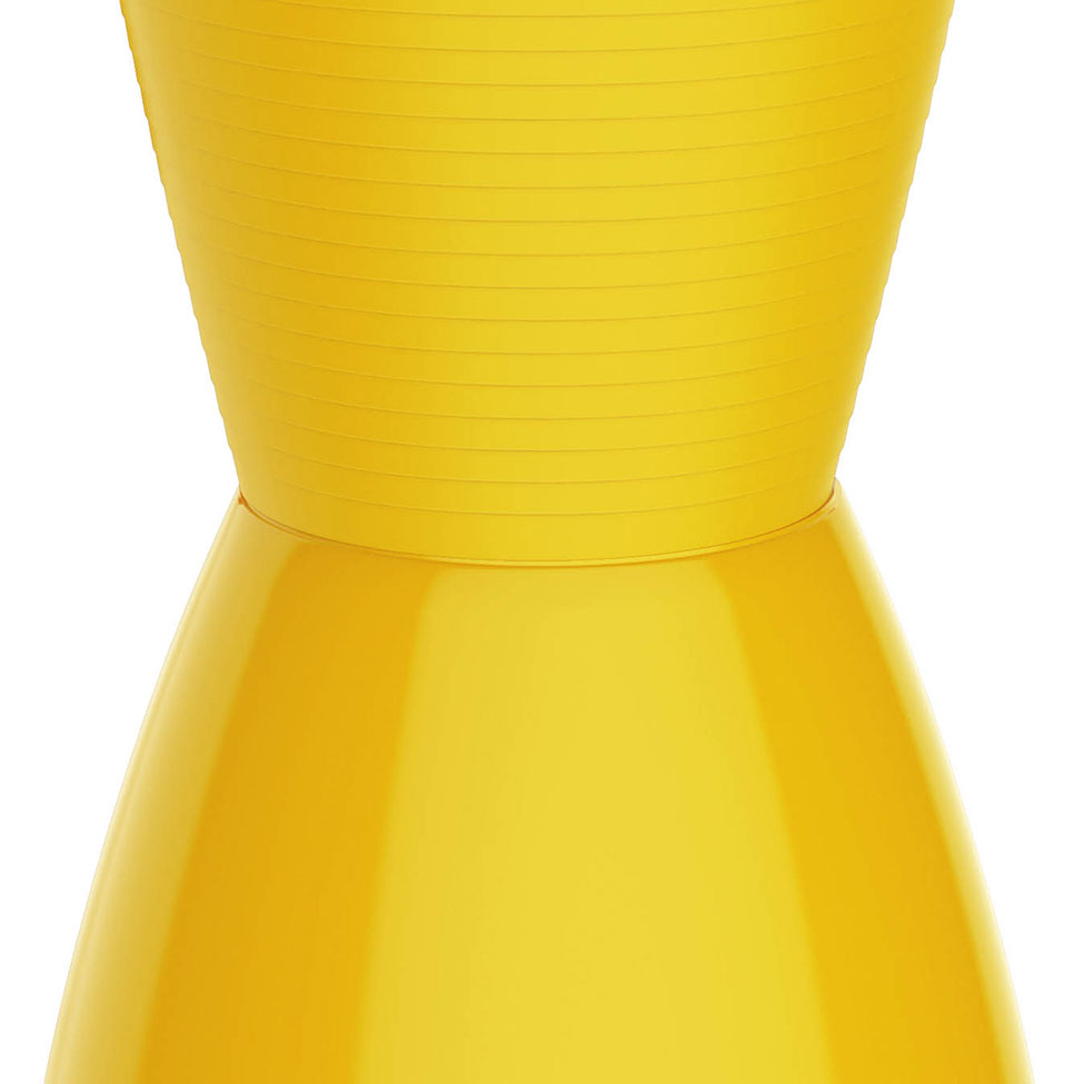 Banco Nobe Polipropileno Amarelo I'M IN