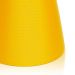 Banco Sili Policarbonato Cristal e Amarelo