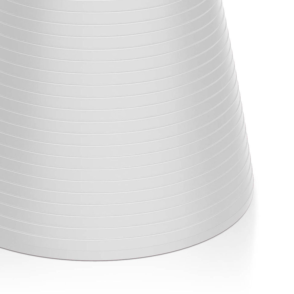 Banco Sili Policarbonato Cristal e Branco