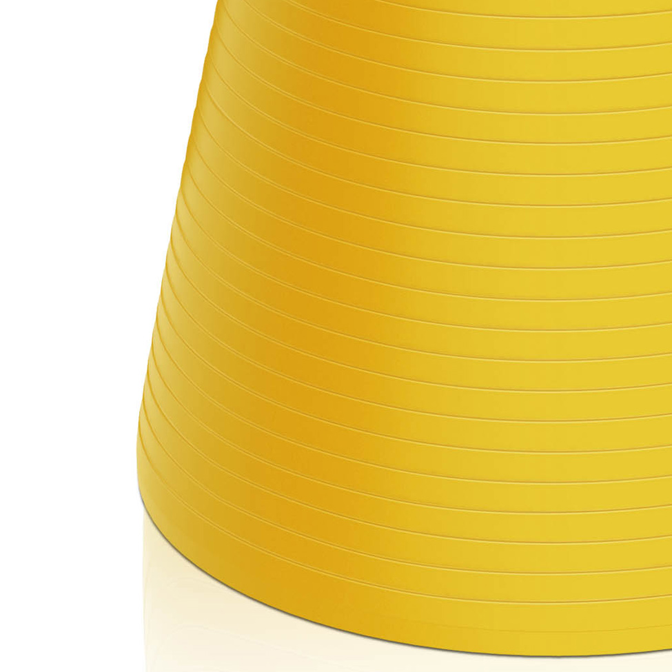 Banco Sili Polipropileno Amarelo