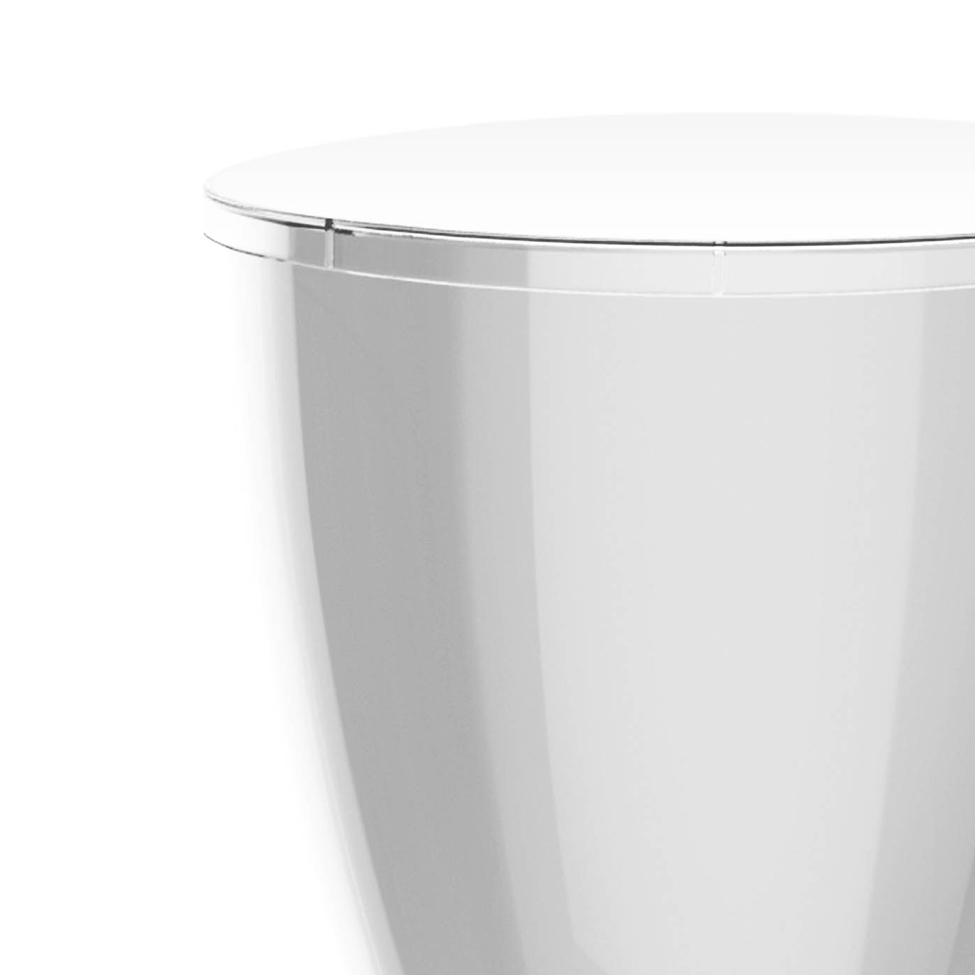 Banco Tin Policarbonato Cristal e Branco I'M IN