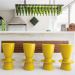 Banco Tin Polipropileno Amarelo I'M IN