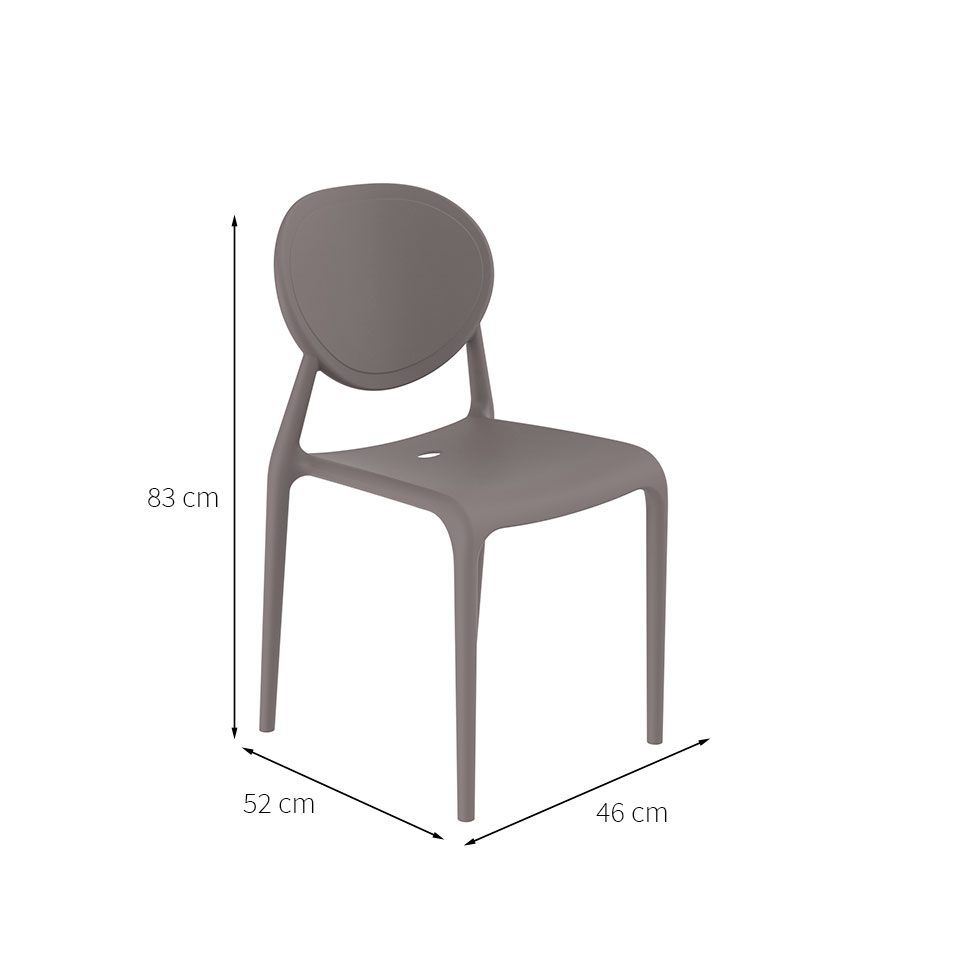 Cadeira Slick Cinza
