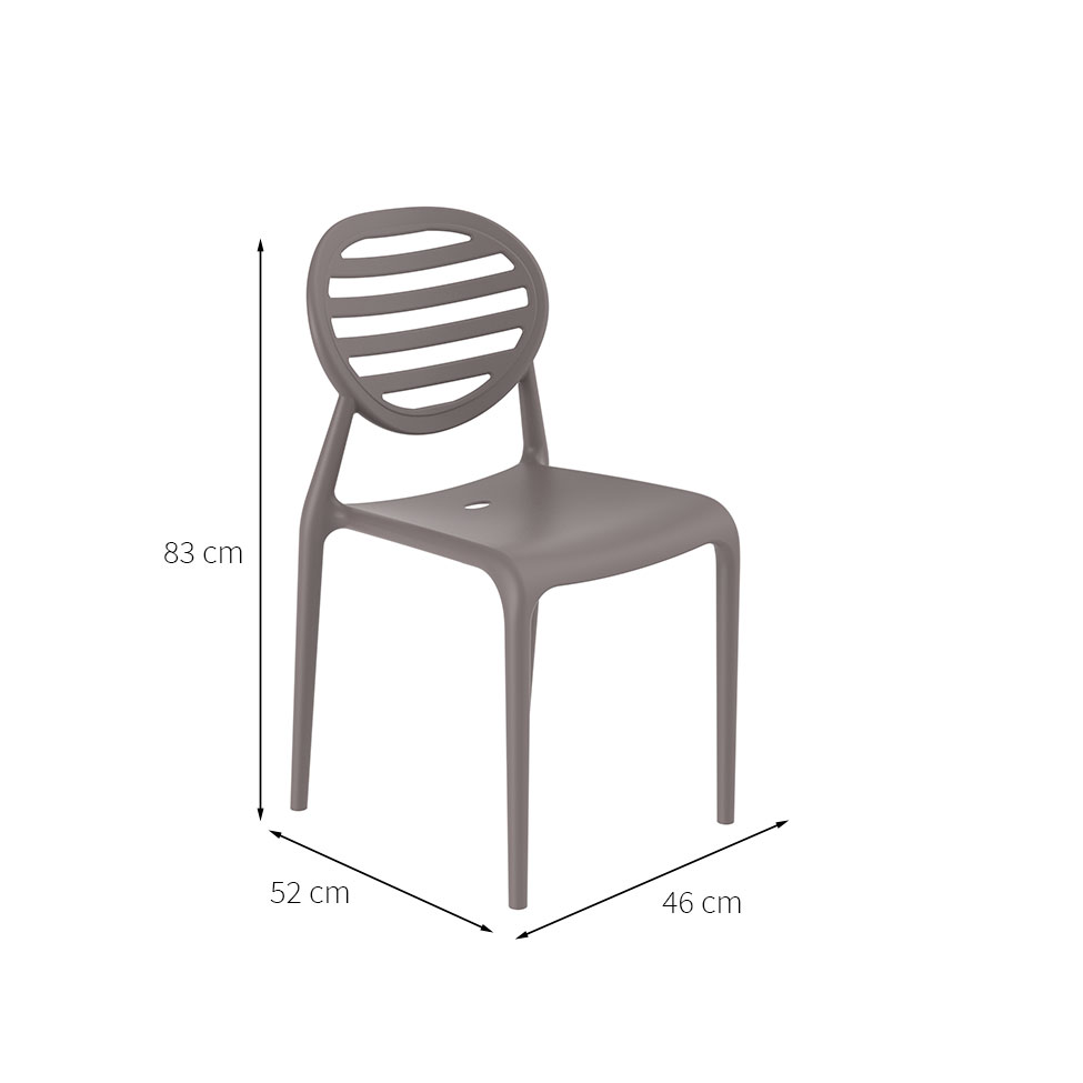 Cadeira Stripe Cinza
