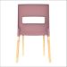 Cadeira Vezo Wood Rosa