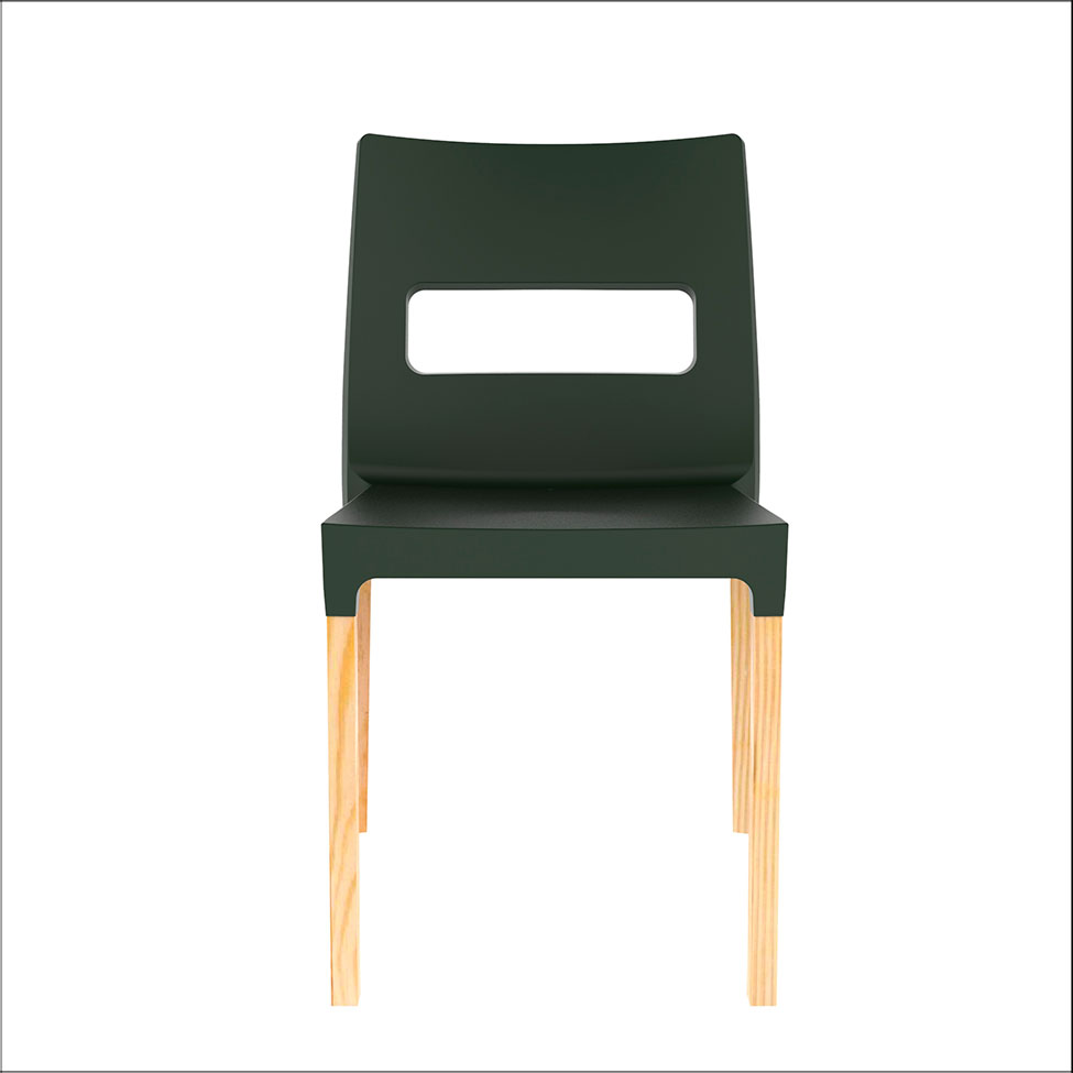 Cadeira Vezo Wood Verde