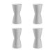 Conjunto com 4 Bancos Dub Branco