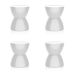 Conjunto com 4 Bancos Hydro Branco