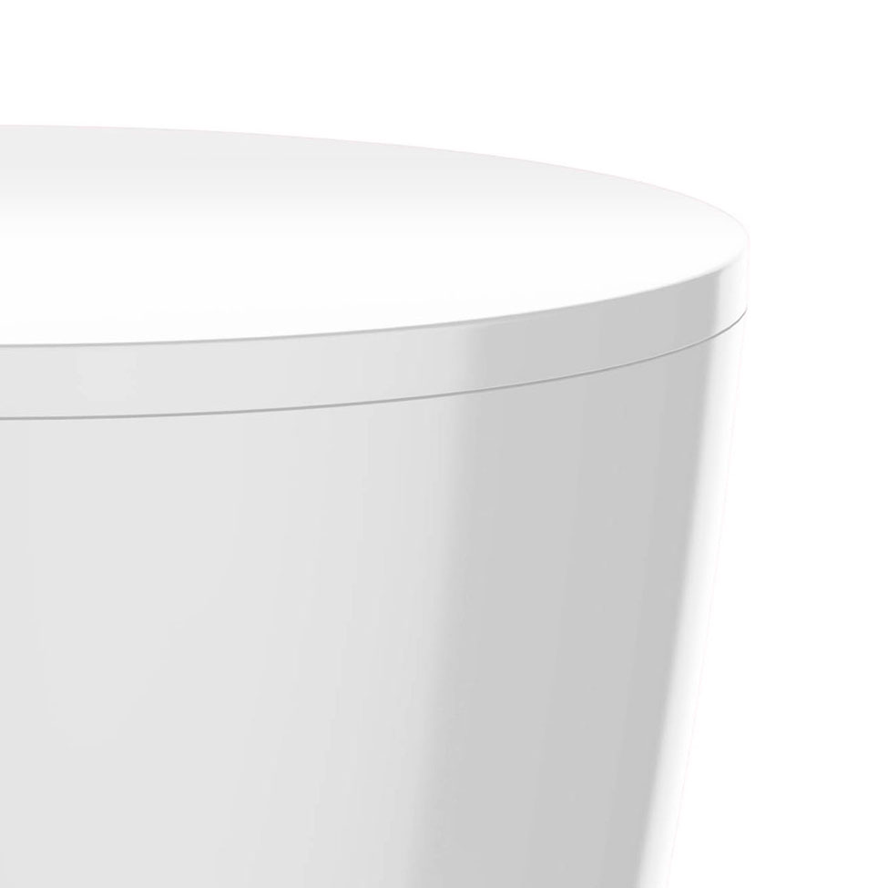 Conjunto com 4 Bancos Moly  Branco