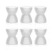Conjunto com 6 Bancos Hydro Branco