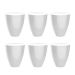 Conjunto com 6 Bancos Moly  Branco