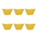 Conjunto com 6 Bancos Neo Amarelo