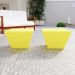 Conjunto com 6 Bancos Neo Amarelo