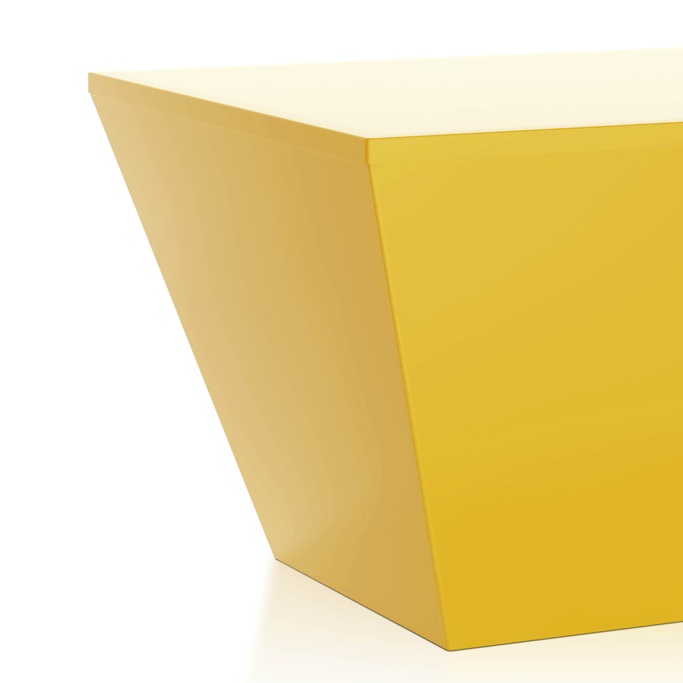 Conjunto com 6 Bancos Neo Amarelo