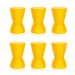 Conjunto com 6 Bancos Nick Amarelo