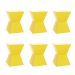 Conjunto com 6 Bancos Nitro Amarelo