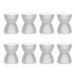 Conjunto com 8 Bancos Hydro Branco