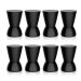 Conjunto com 8 Bancos Nick Preto