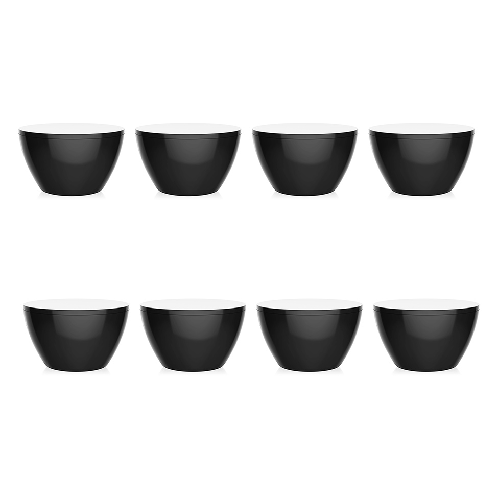 Conjunto com 8 Bancos Oxy Preto