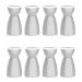 Conjunto com 8 Bancos Rad Branco