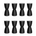 Conjunto com 8 Banquetas Bery II Preto