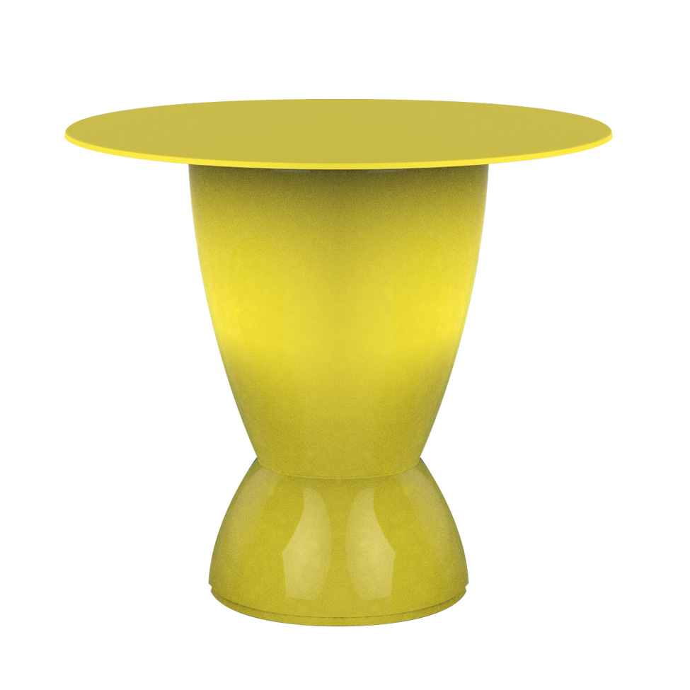 Conjunto de Mesa com 4 Bancos Kids Amarelo