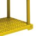 Estante CUBE com 3 Prateleiras Amarelo