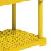 Estante CUBE com 4 Prateleiras Amarelo