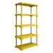 Estante CUBE com 5 Prateleiras Amarelo