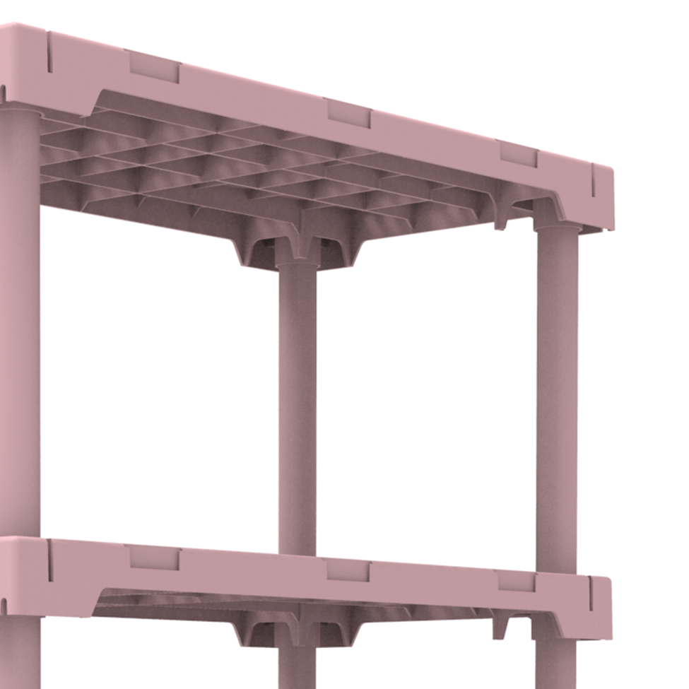 Estante Cube Calla Rose (127x82 cm)